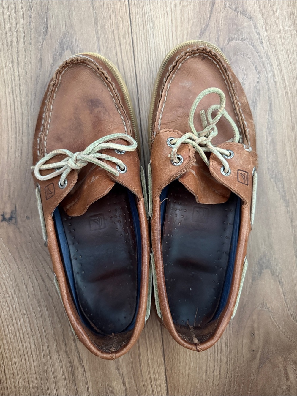 Well Worn Sperrys